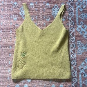 Embroidered Tank Top